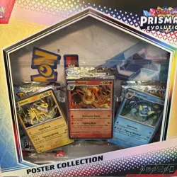 Lot X 2 Pokemon TCG: Scarlet & Violet Prismatic Evolutions Poster Collection Box - Image 3