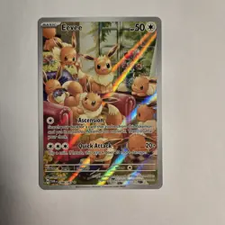 Pokemon TCG Eevee Sv06 Twilight Masquerade 2024 Illustration Rare 188/167 NM - Image 1