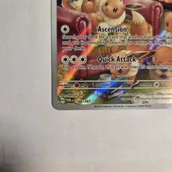 Pokemon TCG Eevee Sv06 Twilight Masquerade 2024 Illustration Rare 188/167 NM - Image 2