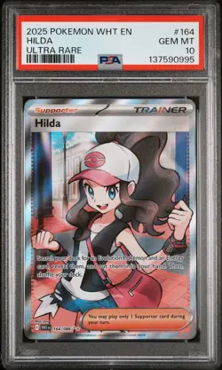 Pokemon White Flare Hilda 164 PSA 10 - Image 1