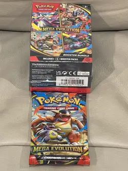 Pokemon TCG ME01 Mega Evolution Booster Bundle Sealed New 1 Extra game card pack - Image 1