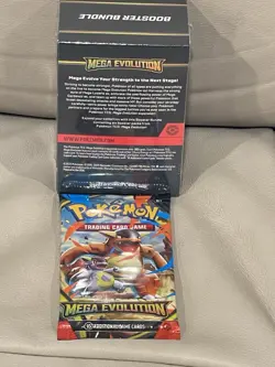 Pokemon TCG ME01 Mega Evolution Booster Bundle Sealed New 1 Extra game card pack - Image 2