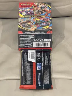 Pokemon TCG ME01 Mega Evolution Booster Bundle Sealed New 1 Extra game card pack - Image 3