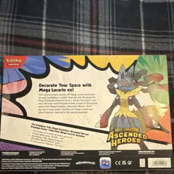 Pokemon Ascended Heroes Elite Trainer Box & Poster Collection Lucario - Image 2
