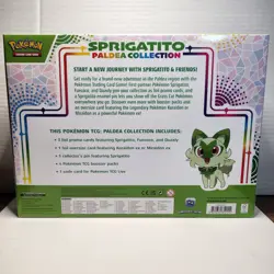 Pokemon TCG Sprigatito Paldea Collection Unopened Box - Image 4