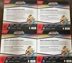 Lot of (4) Pokemon S&V “Prismatic Evolutions” Sealed Poster Boxes - Free Ship - Image 2