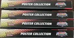Lot of (4) Pokemon S&V “Prismatic Evolutions” Sealed Poster Boxes - Free Ship - Image 5