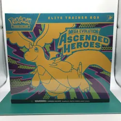 New Sealed Pokemon TCG: Mega Evolutions Ascended Heroes ETB - Image 1