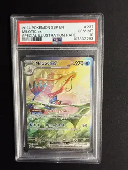 Pokemon 2024 Milotic ex 237/191 SIR Surging Sparks GEM MINT PSA 10 - Image 1