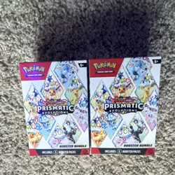 SEALED - Pokemon TCG Prismatic Evolutions Booster Bundles - LOT OF 2 - Image 1