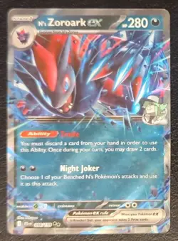 Pokemon Journey Together N's Zoroark EX Double Rare Holo 098/159 - Image 1