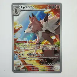 2025 Pokemon SV Journey Together Lycanroc #166/159 - Image 1