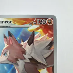 2025 Pokemon SV Journey Together Lycanroc #166/159 - Image 4