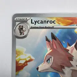 2025 Pokemon SV Journey Together Lycanroc #166/159 - Image 5