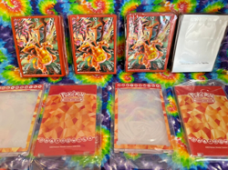 *Pokemon Charizard Premium Collection - 65 Sleeves, Magnetic One Touch & Stand * - Image 2