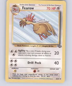 Pokemon Jungle #36/64 Fearow - Image 1