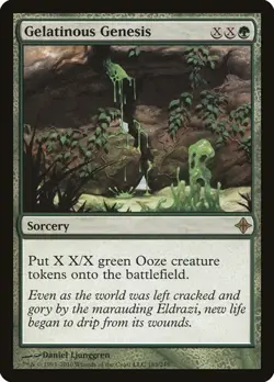 Gelatinous Genesis - Foil Rise of the Eldrazi MP MTG - Image 1