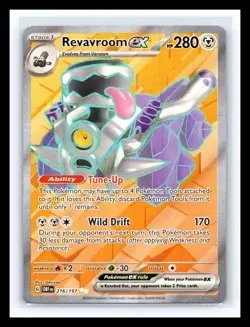 💥 2023 Pokemon SV Obsidian Flames - OBF EN Revavroom ex HOLO #216/197 - Image 1