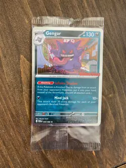Pokemon GameStop Stamped Exclusive Gengar Promo Sealed 050/088 - Image 1
