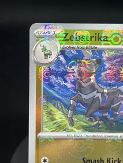 Pokemon TCG Zebstrika (Master Ball) 032/086 White Flare Reverse Holo NM - Image 2