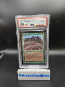 Wall Of Wood - Alpha - MTG - PSA 8 - Image 1