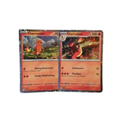 Charmeleon 005/165 Charmander 004/165 ** With Swirl ** Cosmos Holo S&V 151 MEW - Image 1