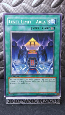 | Yugioh Level Limit - Area B SD3-EN024 1st Edition Common PL 🔥 | - Image 1