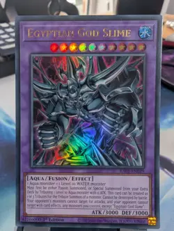 YuGiOh! Egyptian God Slime RA01-EN029 Ultra Rare 1st Ed - Image 1