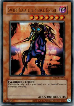 Yugioh Swift Gaia the Fierce Knight RP02-EN085 Ultra Rare NM - Image 1