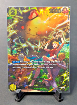 One Piece TCG Zeus OP15-EB04 SP – Pikachu Nami – NM - OP11-106 - Image 1