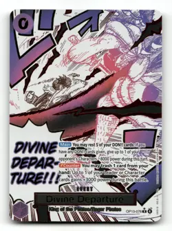 Divine Departure (Alt Art) OP13-076 - Carrying On His Will - One Piece NM/M - Image 1