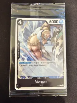 P-026 Morgan Promo - One Piece Card Game - Pirate Party Vol 2 SEALED English - Image 1