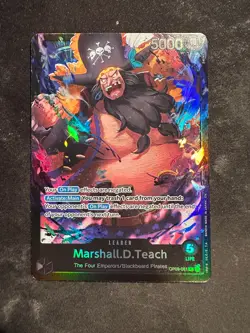 Marshall.D.Teach - OP09-081 - Leader - One Piece Card Game N/M - Image 1