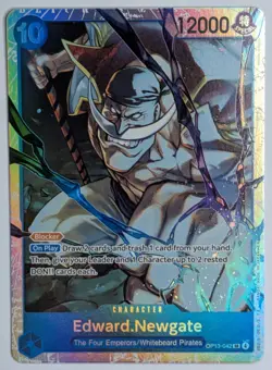 Edward.Newgate OP13-042 Super Rare One Piece TCG SR EN NM - Image 1
