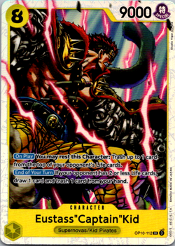 Eustass"Captain"Kid SR Royal Blood OP10-112 One Piece CCG English NM - Image 1