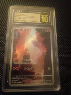 Pokemon TCG Charmander Art Rare 168/165 151 Japanese Edition CGC Pristine 10 - Image 1