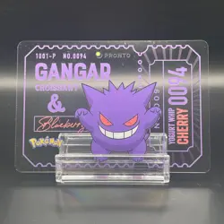 Gengar Pokemon × PRONTO CAFE PROMO Clear Card Japan 2025 - Image 1