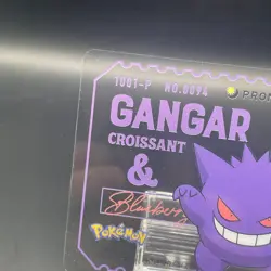 Gengar Pokemon × PRONTO CAFE PROMO Clear Card Japan 2025 - Image 2