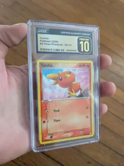 (POP 7) CGC 10 PRISTINE Torchic Ex Holon 2006 83/110 Pokemon Card - Image 2
