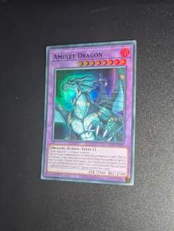 DLCS-EN005 Amulet Dragon : Purple : Ultra Rare 1st Edition Mint YuGiOh Card - Image 1