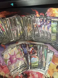 83 Card Lot Of Pokemon V Cards From Random Sets! - Image 1