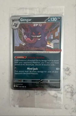 Gengar perfect order gamestop promo card factory sealed - Image 1
