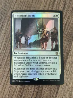 Historian's Boon Foil Dominaria Commander MTG Magic the Gathering Card - Image 1