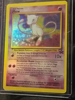 Pokemon Mew Wotc Promo 1999 09/53 Holo Promo 50 HP Basic Card MINT CONDITION - Image 1