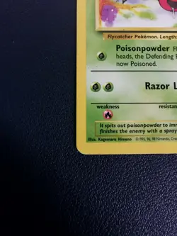 Pokemon Card Weepinbell 64/130 Base Set 2 Uncommon WOTC - Image 4