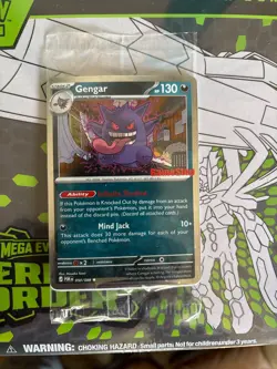 Pokemon Gengar 050/088 Promo GameStop Regular 130 HP Pokemon Card - Image 1