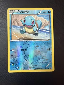 Squirtle 24/135 BW Plasma Storm Pokemon Card Reverse Holo Foil Rare - Image 1