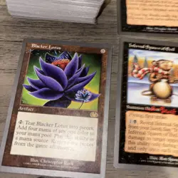 MTG Magic the Gathering Unglued Card Collection Lot 110+ 15 Rares Blacker Lotus - Image 2