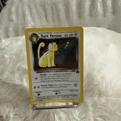 Dark Persian Pokemon Card WOTC Black Star Promo #17 Holo SWIRL 2000 NM - Image 2