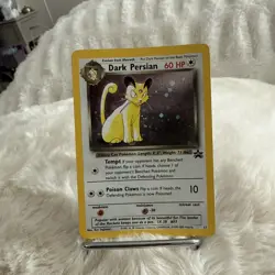 Dark Persian Pokemon Card WOTC Black Star Promo #17 Holo SWIRL 2000 NM - Image 3